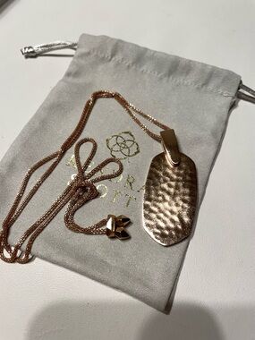 Kendra Scott Rose Gold Inez Necklace